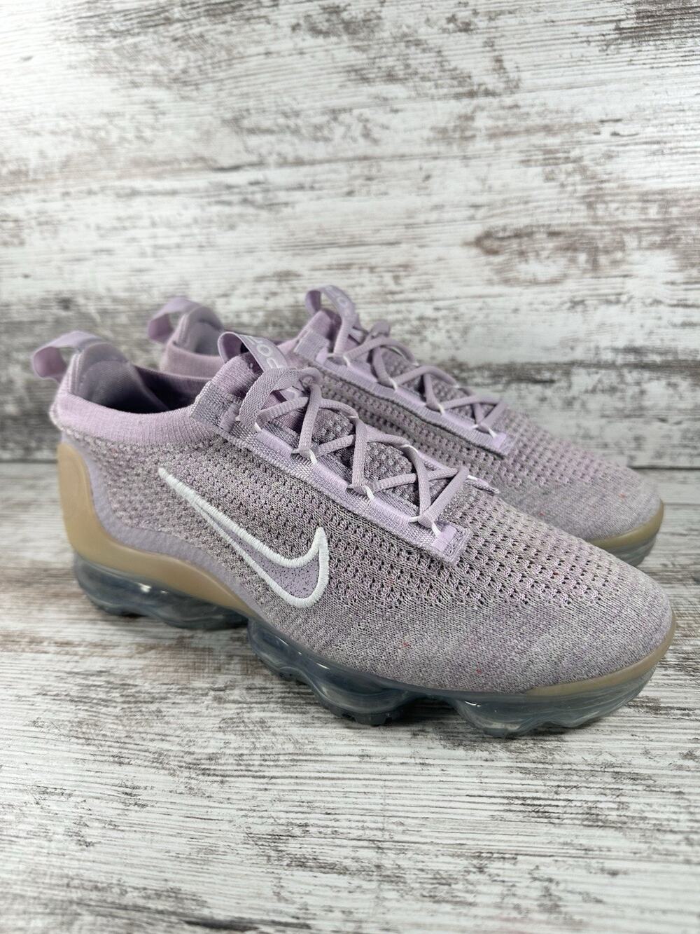 Women's Nike Air VaporMax 2021 Flyknit Light Arctic Pink Sneakers Sz 9 Gym EUC!